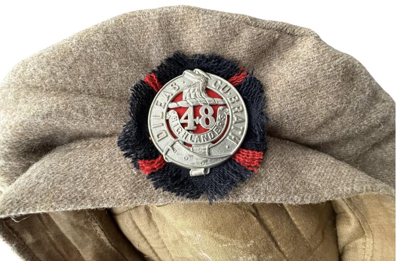 48 Highlanders of Canada Tam o' Shanter 1941 - Nice Used Condition