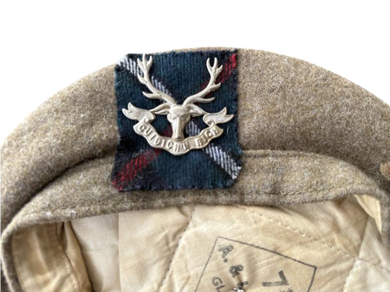 Seaforth Highlanders Tam o' Shanter 1946 - Nice Used Condition