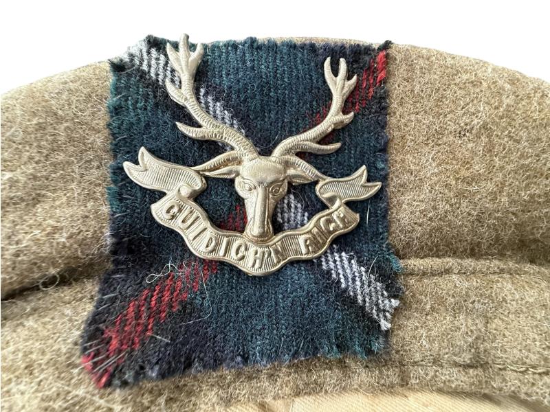 Seaforth Highlanders Tam o' Shanter 1946 - Nice Used Condition
