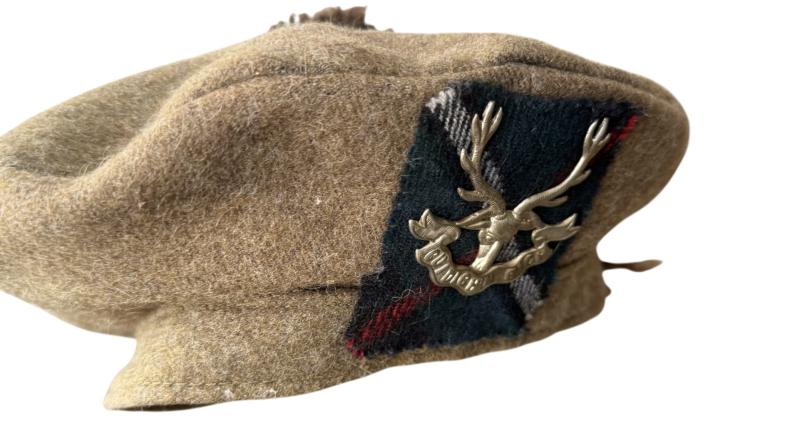 Seaforth Highlanders Tam o' Shanter 1946 - Nice Used Condition