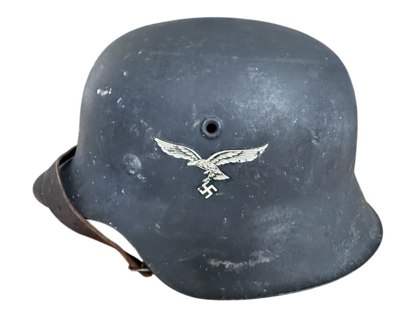 WH (Luftwaffe) Luftwaffe Single Decal M42 Combat Helmet - Nice Used Condition
