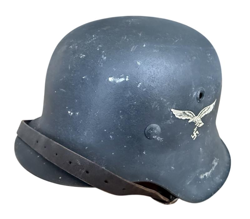 WH (Luftwaffe) Luftwaffe Single Decal M42 Combat Helmet - Nice Used Condition