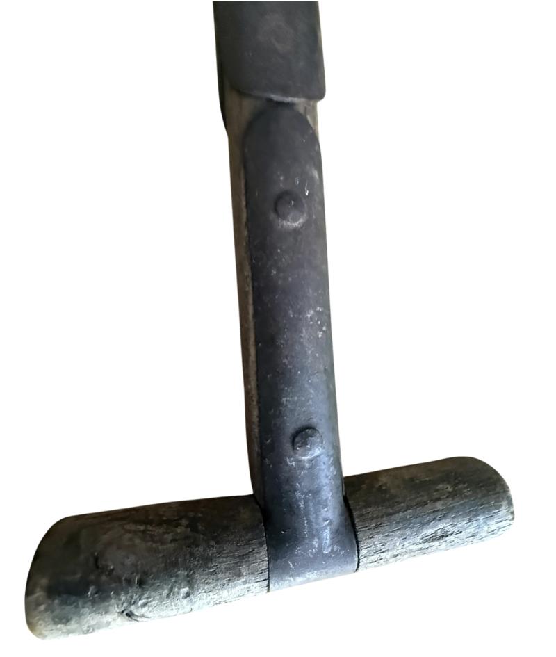 U.S. (Airborne) M-1910 Shortened T-Shovel & Cover - Nice Used Condition