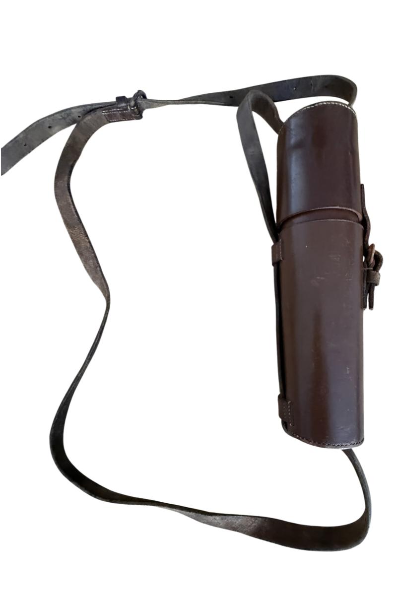 British MK2 Scout Regiment Telescope & Leather Carrying Case - Nice Used Condition