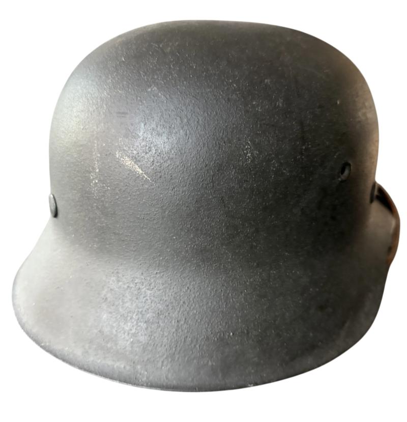 Kriegsmarine Single-decal M42 Combat Helmet - Nice Used Condition