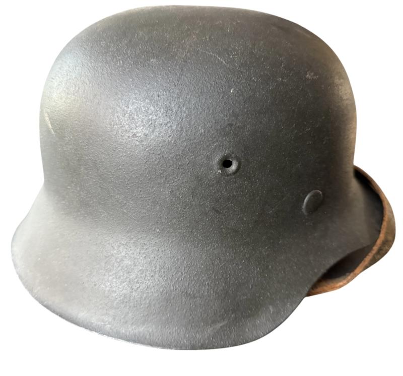 Kriegsmarine Single-decal M42 Combat Helmet - Nice Used Condition