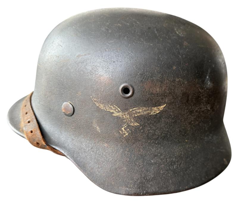 WH (Luftwaffe) Single Decal M40 Combat Helmet - Nice Used Condition