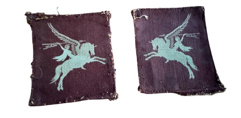 British (Airborne) Printed Pegasus Formation Patches -Nice UsedCondition