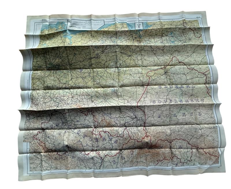 British Silk Escape Map C/E And Escape Map Wallet Nice Used Condition