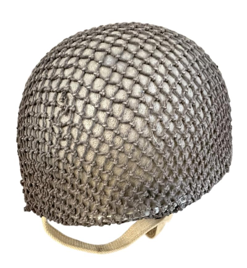 British (Airborne) MK3 Paratrooper/Airborne Combat Helmet 1944 Size 7 1/4 - Nice Used Condition