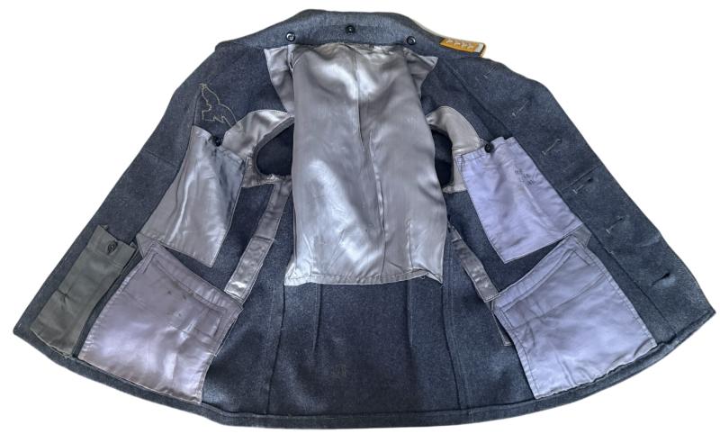 Luftwaffe 'Fallschirmjäger NCO's Flight Blouse With Bleu Cloth Fallschrimjager Patch (Abzeigen) ( - Nice Used Condition