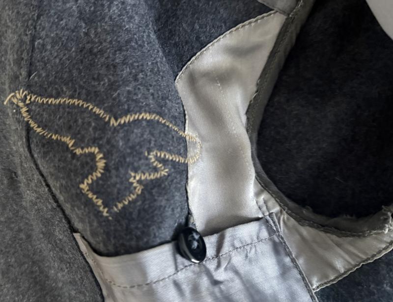Luftwaffe 'Fallschirmjäger NCO's Flight Blouse With Bleu Cloth Fallschrimjager Patch (Abzeigen) ( - Nice Used Condition