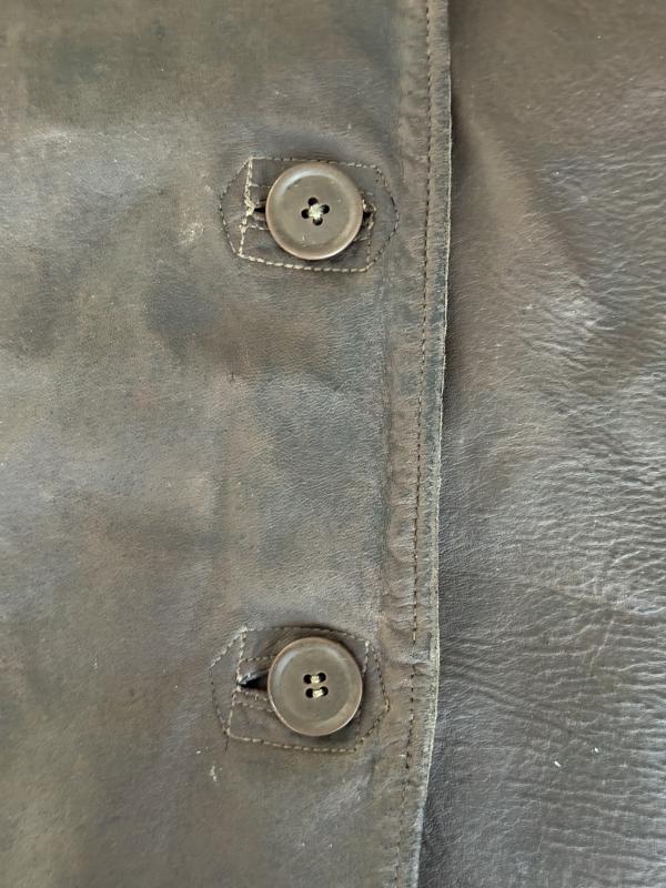 British Camoflaged ATS Leather Jerkin 1941